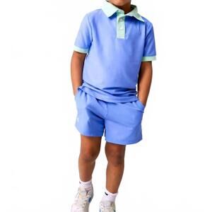 NEW COURTSIDE KIDS ace polo shirt in blue
